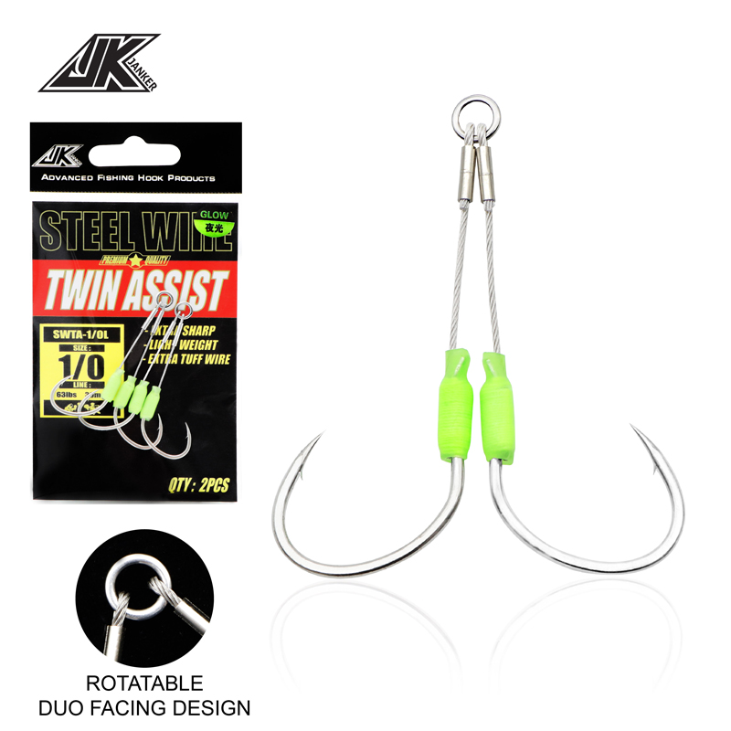 Jigger Double Sided - JK 5packs Sea Fishing Haken Stahl