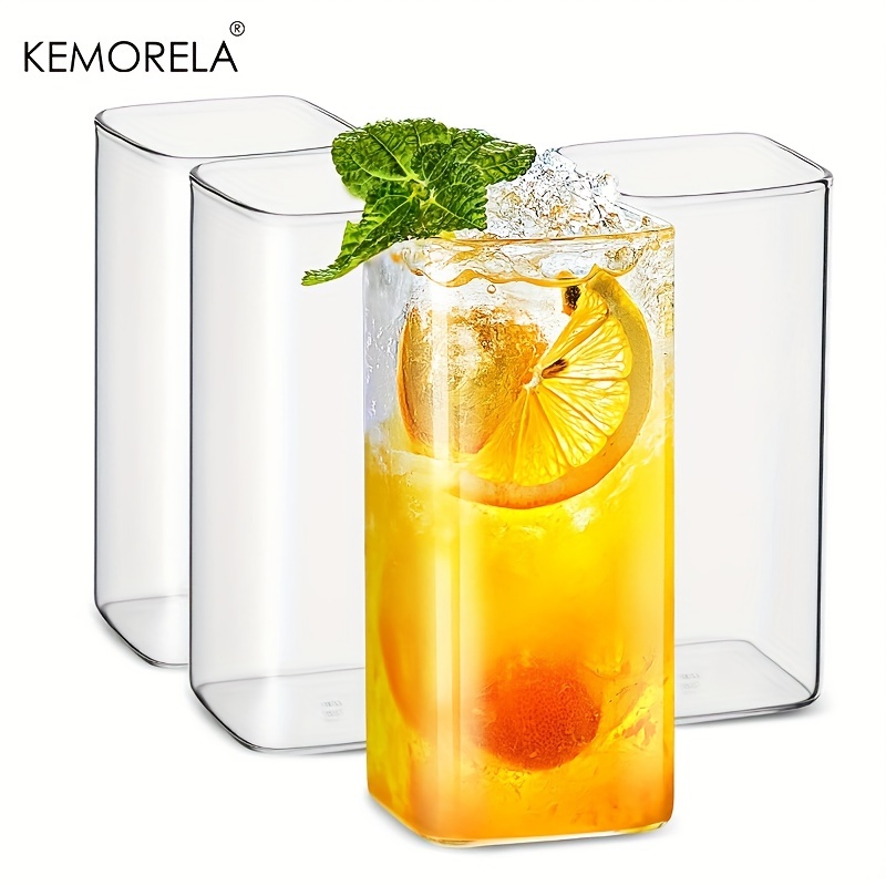 Highball Glass Set - 4 Stück Trinkgläser, 15 Unzen/19 Unzen,
