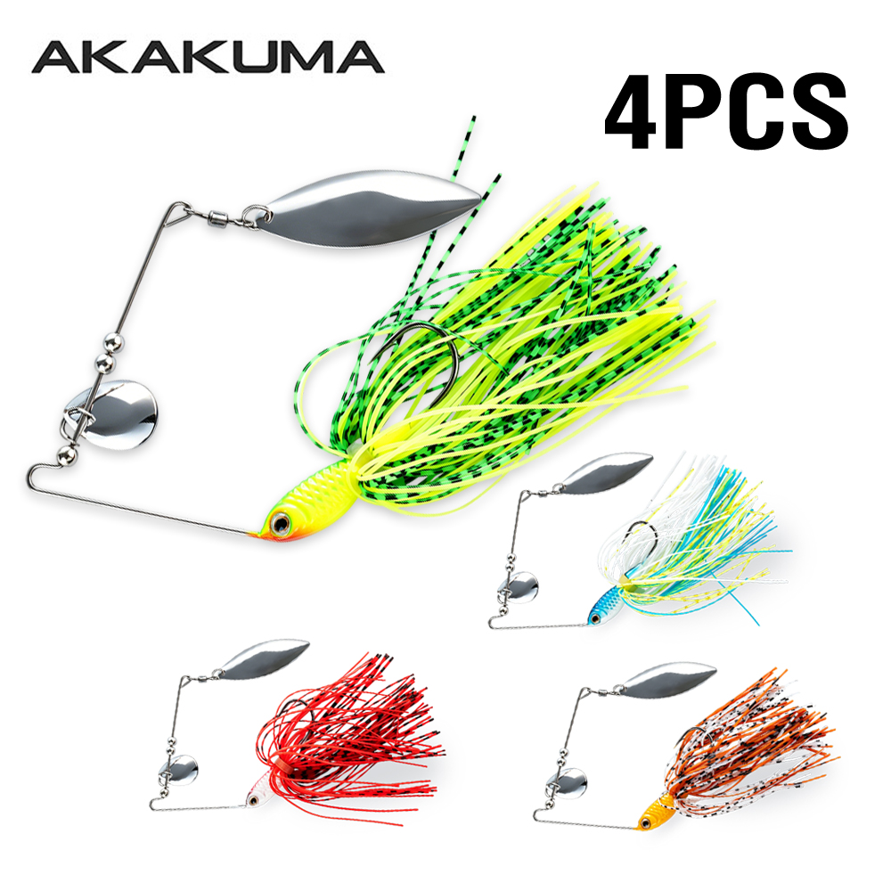 Jigger Double Sided - 4 Stück 18g Spinnerbait Angelköder Doppelklingen