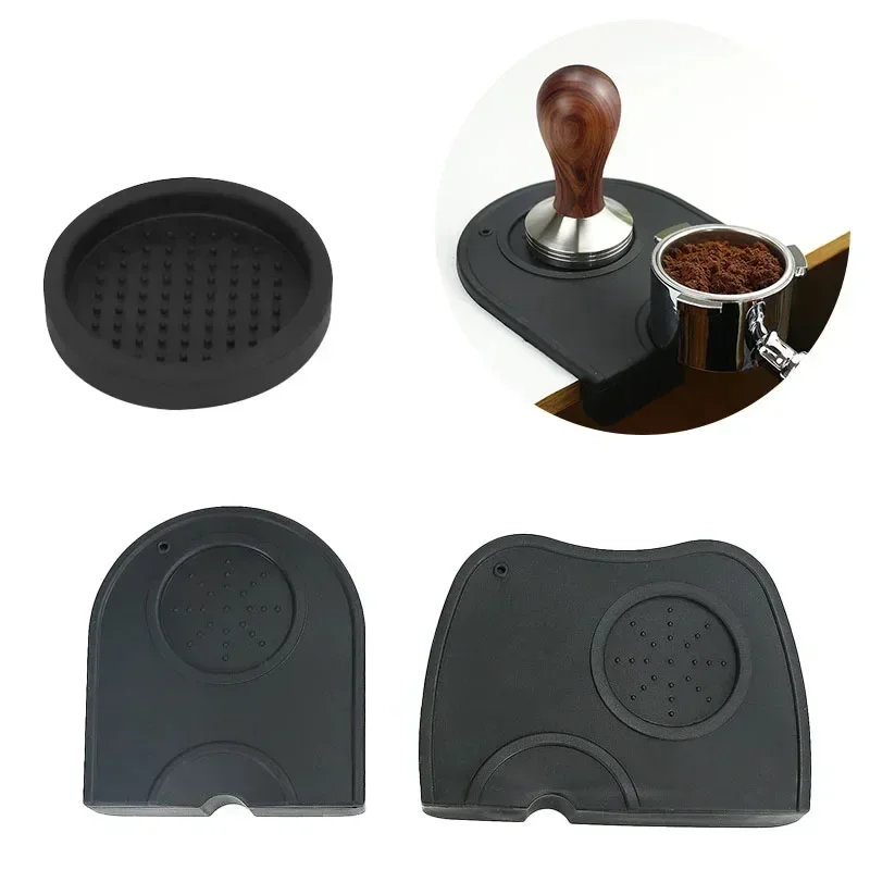 Home Bar Supplies - Kaffeepulver-Pad, rutschfeste Silikon-Stampfstation, Espresso-Matte für Zuhause,