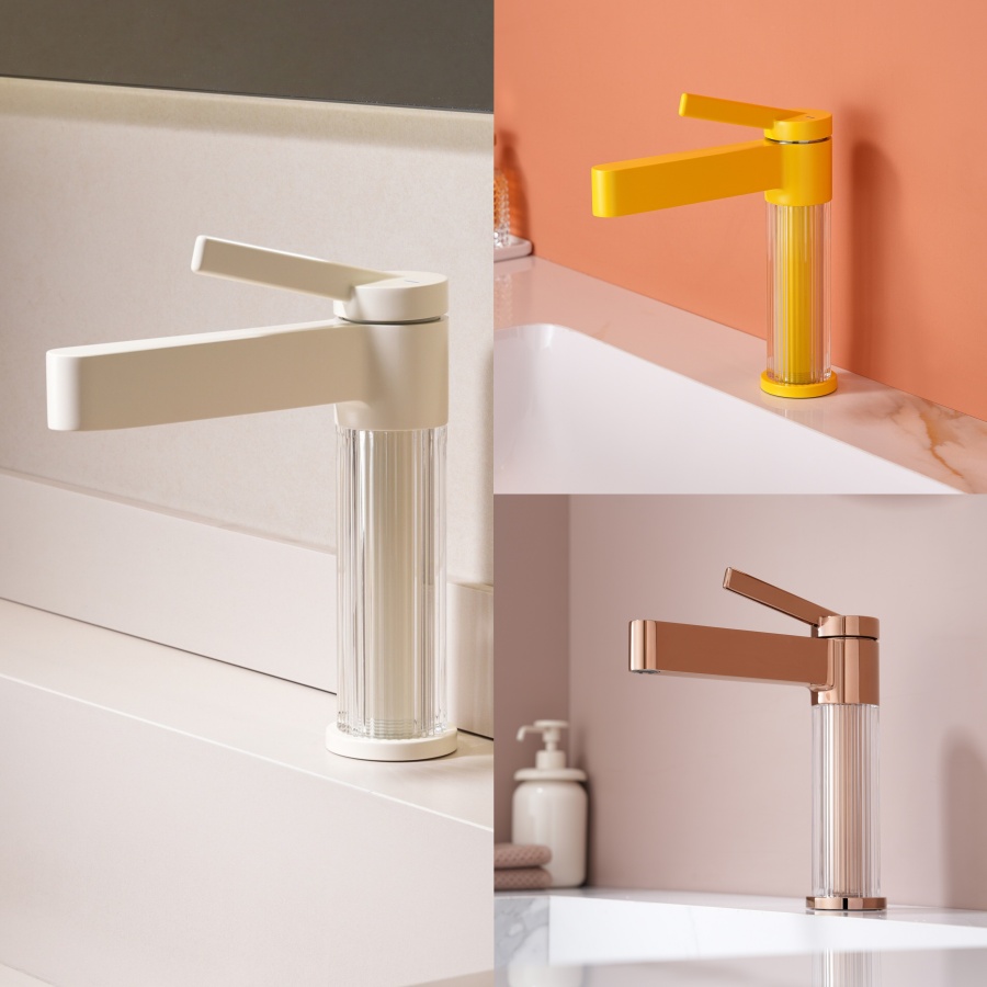 Home Bar Sink - Messing-Waschtischarmatur mit Einhandbedienung, hochwertige Hotel-Waschtischarmatur mit