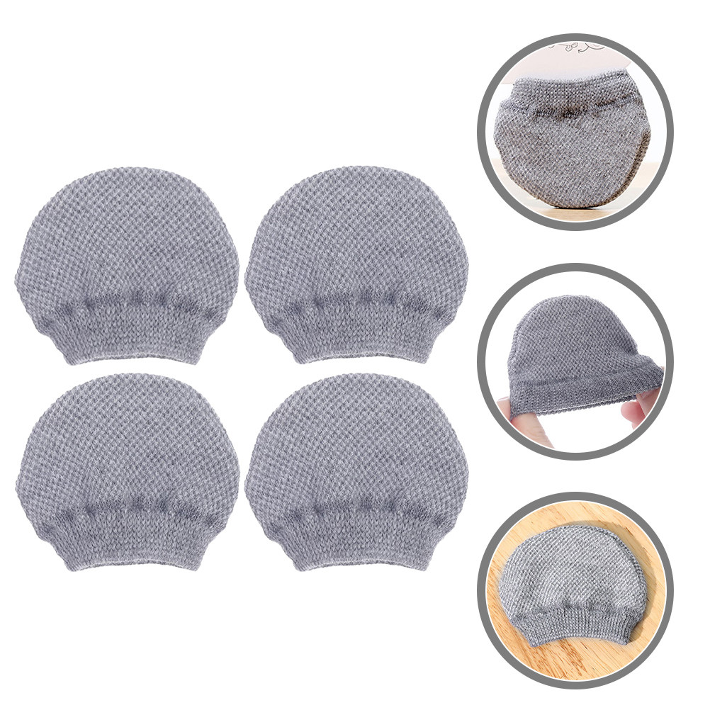 Home Bar Stools - 4 Stück flexible Stuhlbein-Schutzhüllen, Bodenschutzpolster für