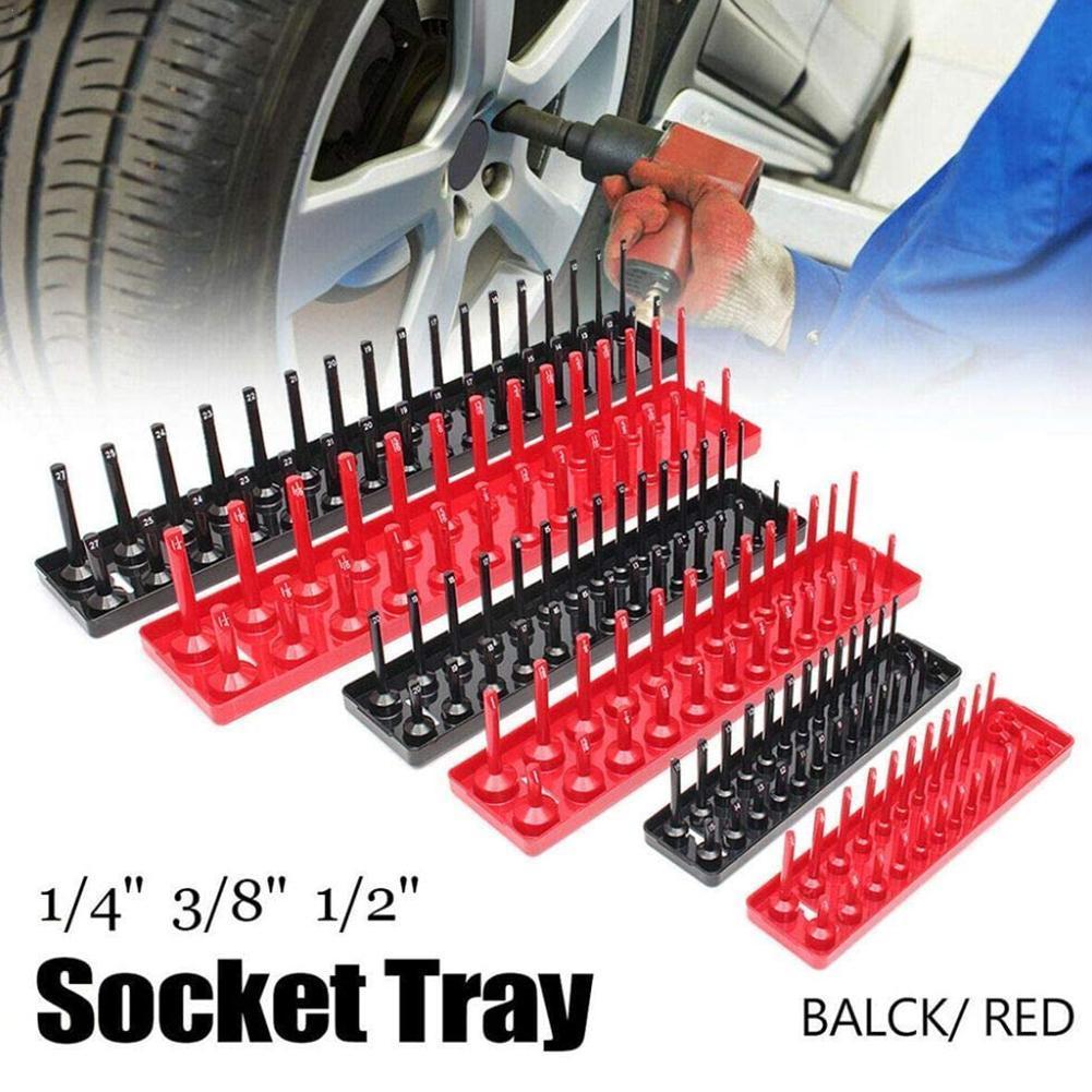 Home Bar Supplies - 3Pcs Schwarz/Rot Sockel Organizer Fach Für