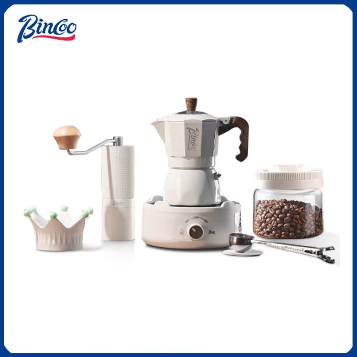 Home Bar Supplies - Bincoo Dual Valve Moka Pot Espressomaschine,