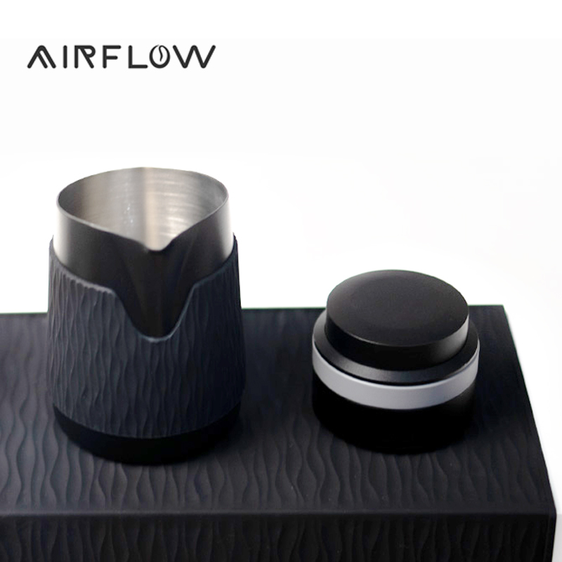 Bar Mat Rubber - AIRFLOW Kaffee-Silikonmatte, Espresso-Kaffee-Tampermatte, Silikonkautschuk-Eckmatte, rutschfeste Unterlage,