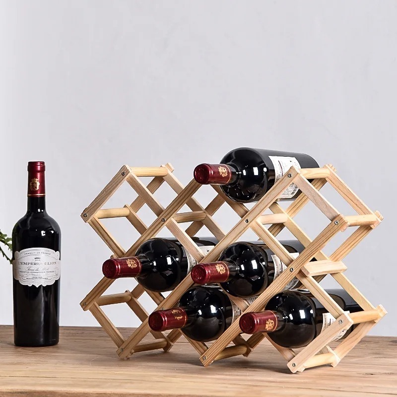 Home Bar Shelves - Stapelbare Weinregale für 3, 5, 6,