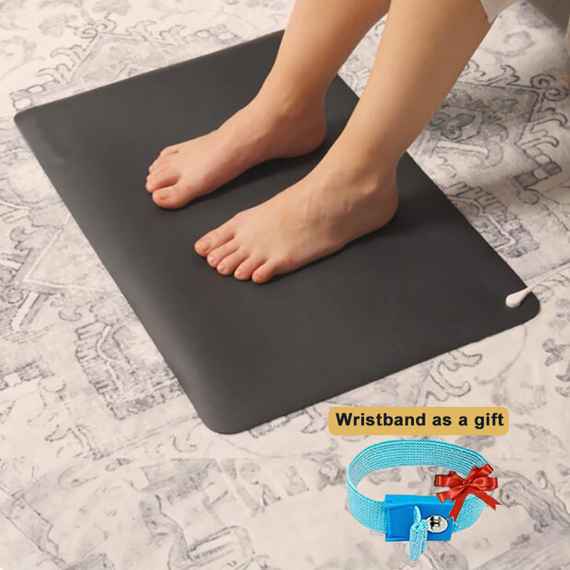 Bar Mat Rubber - Erdungsmatte mit Armband, weiches PU-Erdungsmatten-Pad, gesunde
