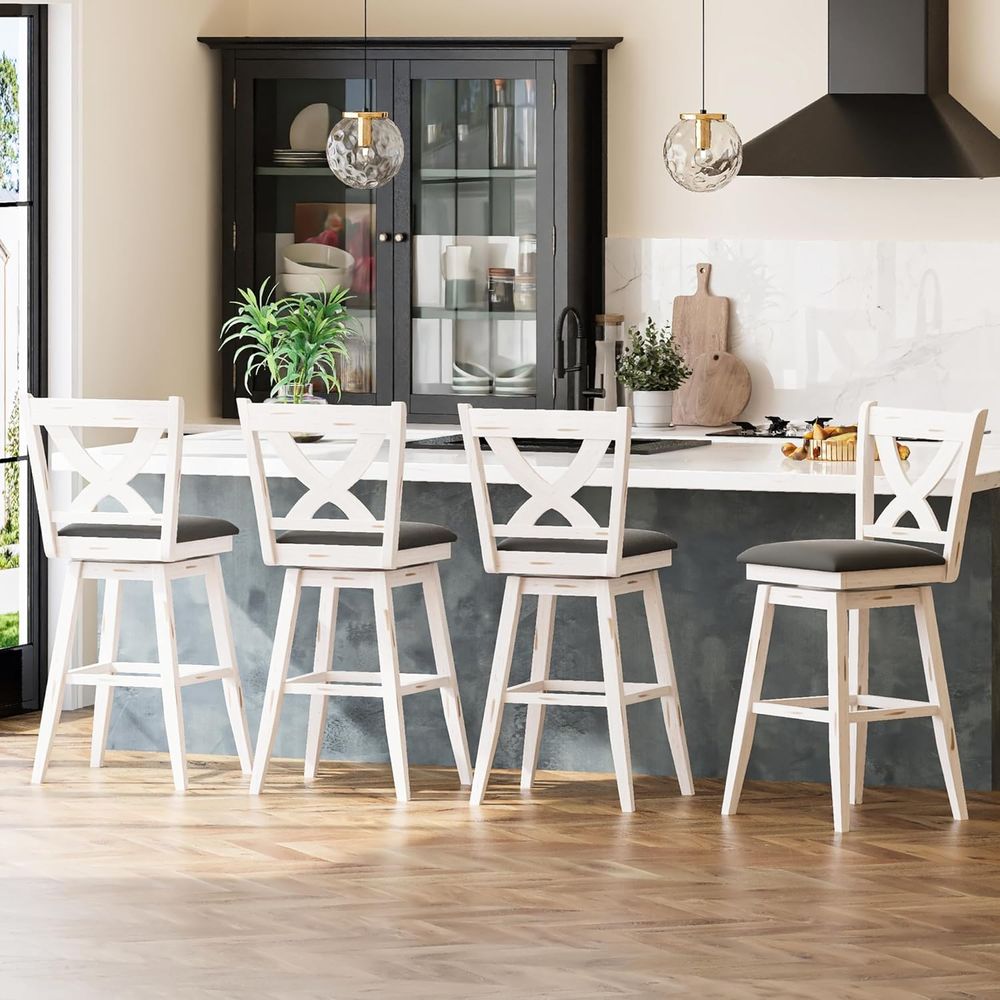Drehbare Barhocker-Set, 2 Stüc – Home Bar Stools Bewertung und Preis