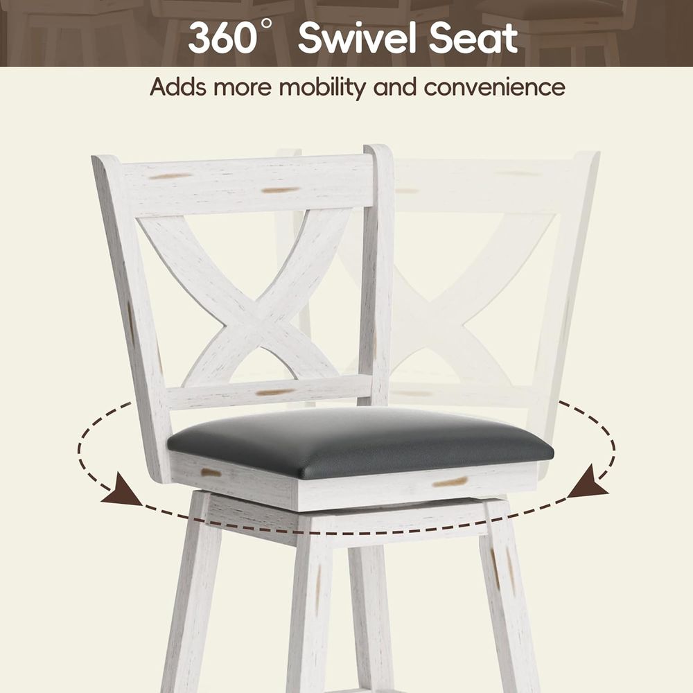 Drehbare Barhocker-Set, 2 Stüc – Home Bar Stools Bewertung und Preis