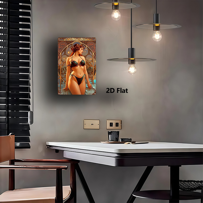 2D Flaches Metallschild, Retro – Home Bar And Kitchen Bewertung und Preis