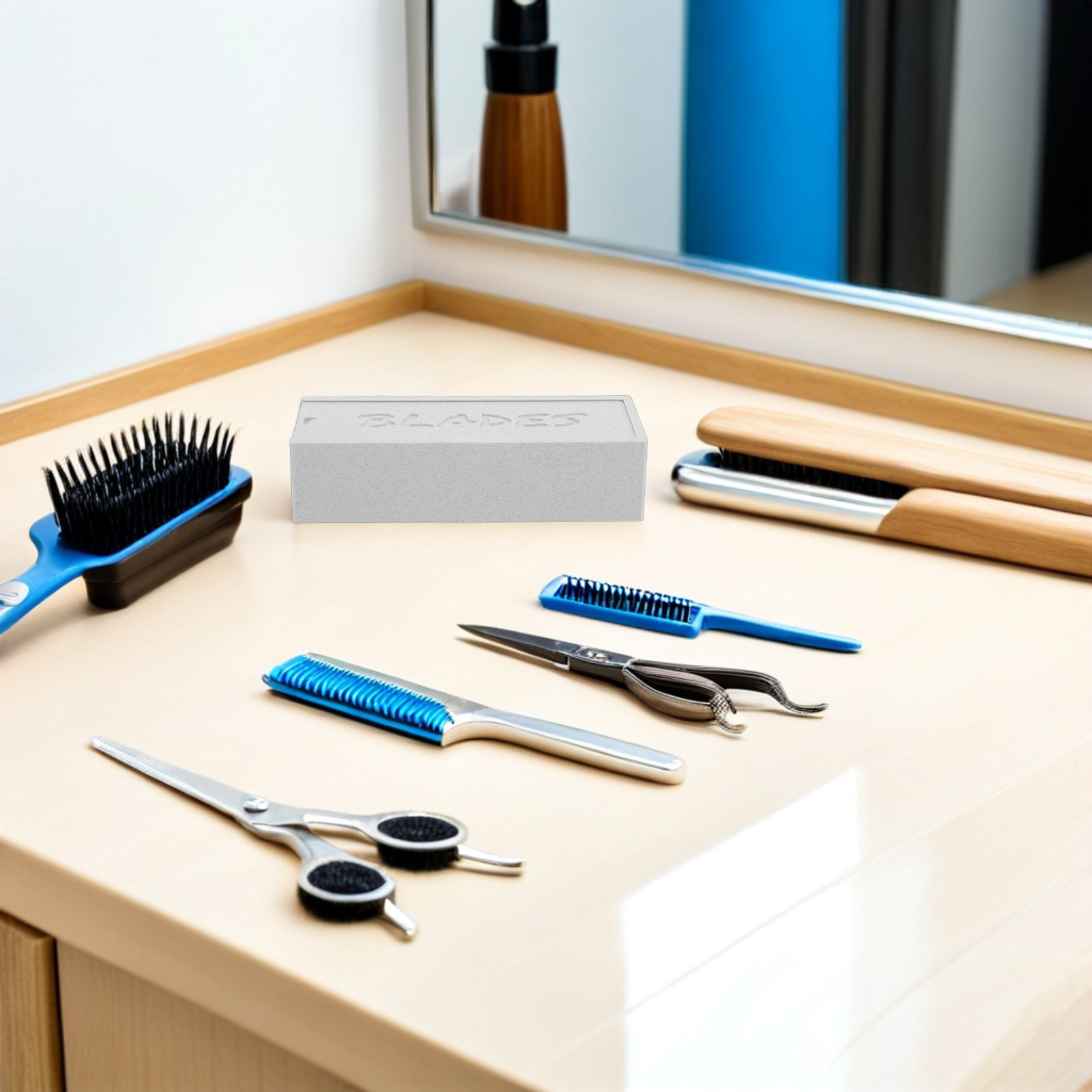Weiße Doppelfach-Aufbewahrungs – Home Barber Bewertung und Preis