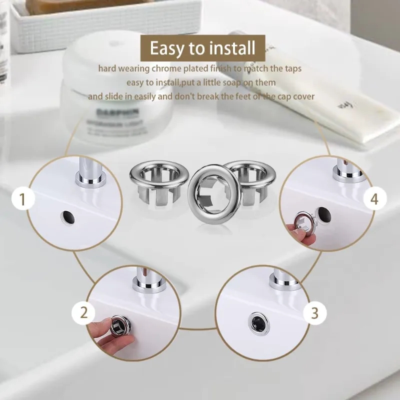 4Pcs Küche Bad Becken Rund Übe – Home Bar Sink Bewertung und Preis