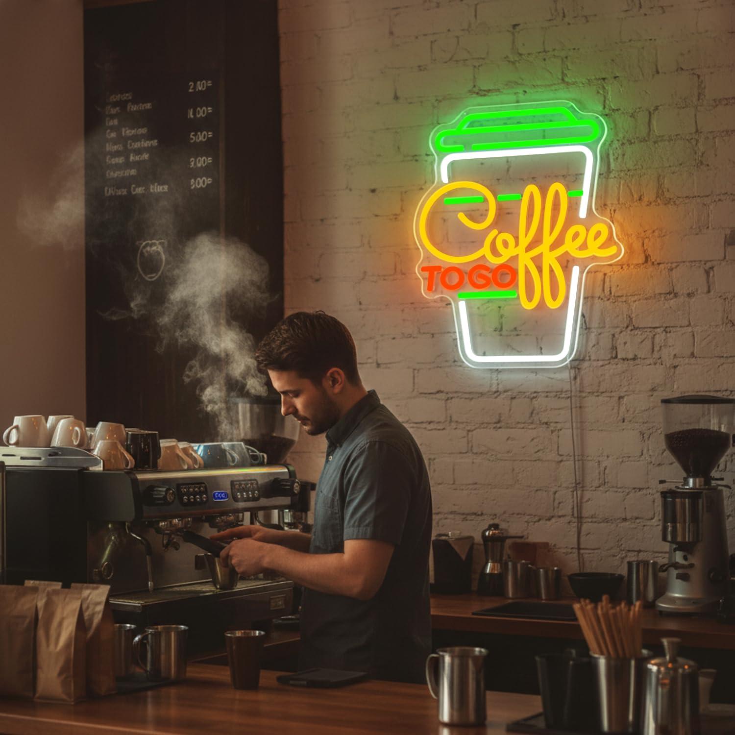 Kaffee-Neonschild USB Dimmbare – Home Bar And Kitchen Bewertung und Preis