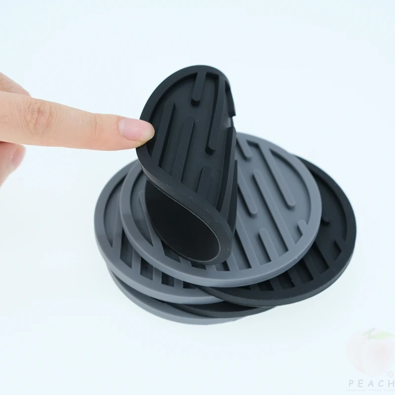 10 cm Silikon Untersetzer Rund – Bar Mat Rubber Bewertung und Preis