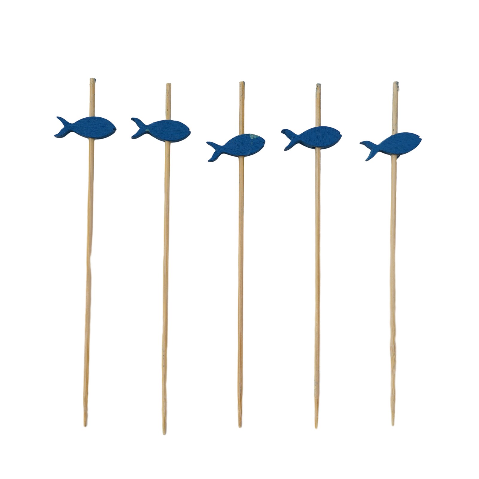 Blaue Fisch-Cocktailspieße 100 – Ice Pick Pick Bewertung und Preis