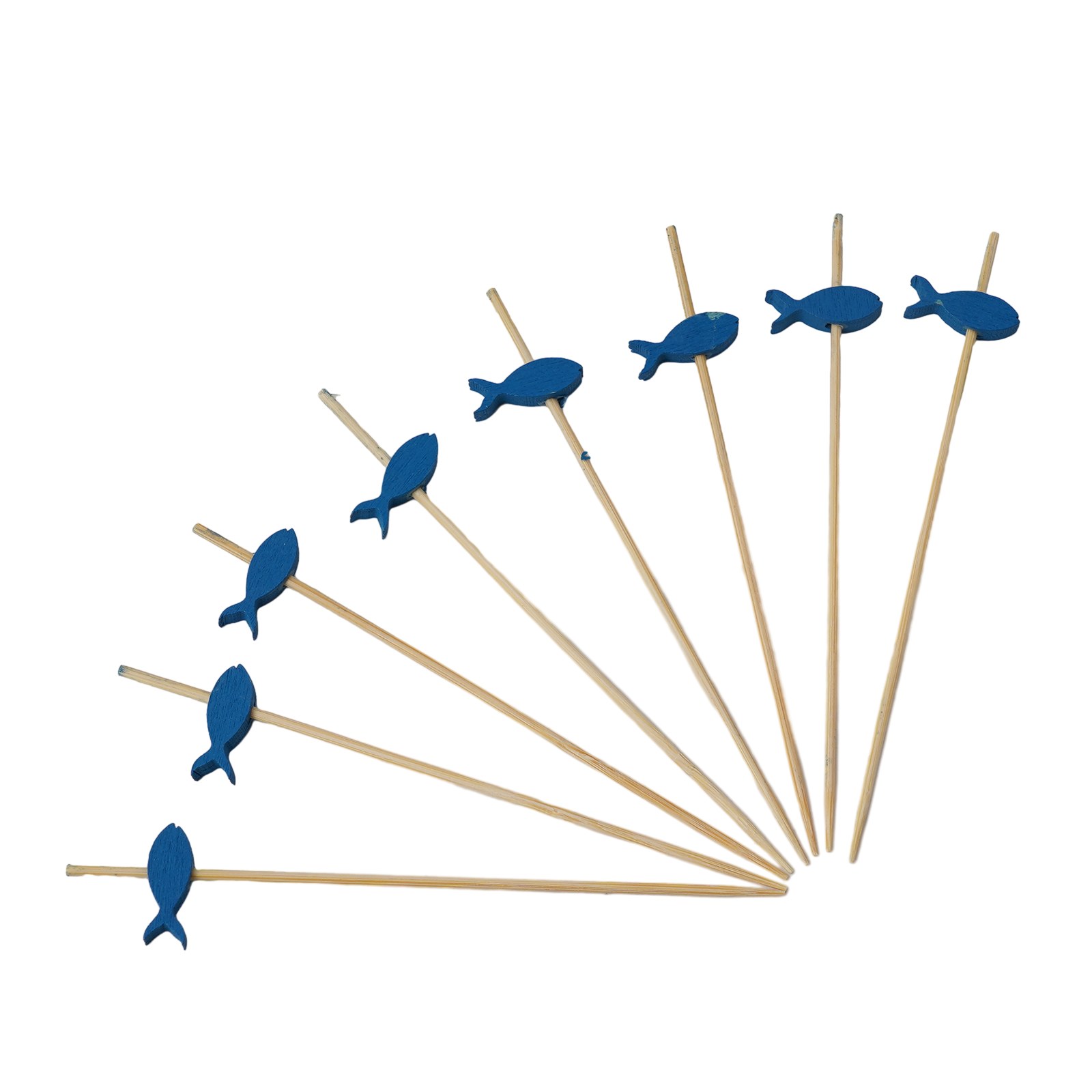 Blaue Fisch-Cocktailspieße 100 – Ice Pick Pick Bewertung und Preis