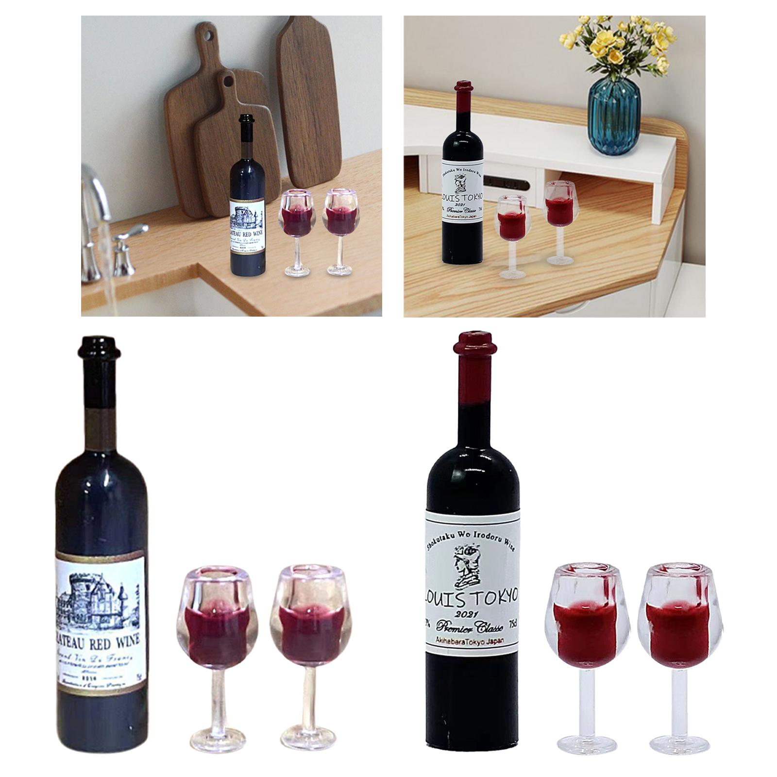 Puppenhaus-Weinflaschenbecher  – Home Bar Supplies Bewertung und Preis