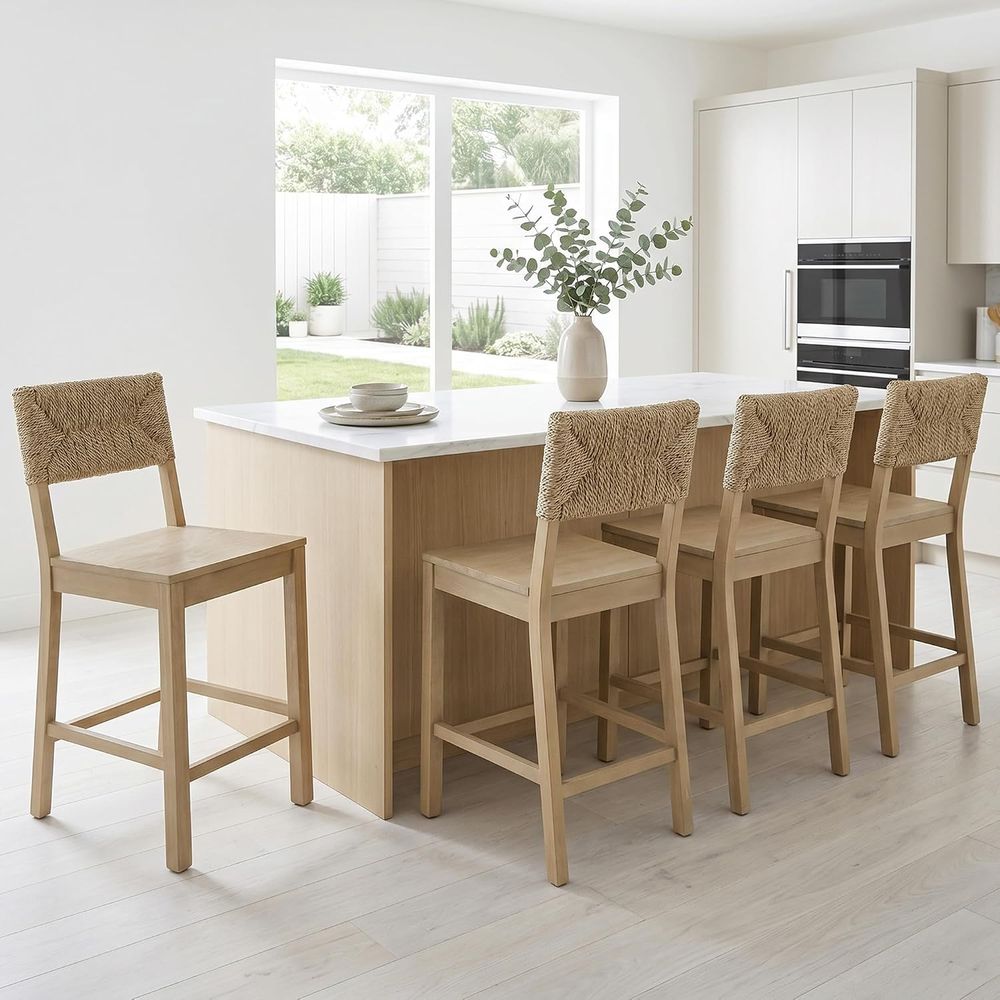 Set aus 2 Barhockern mit Rücke – Home Bar Stools Bewertung und Preis