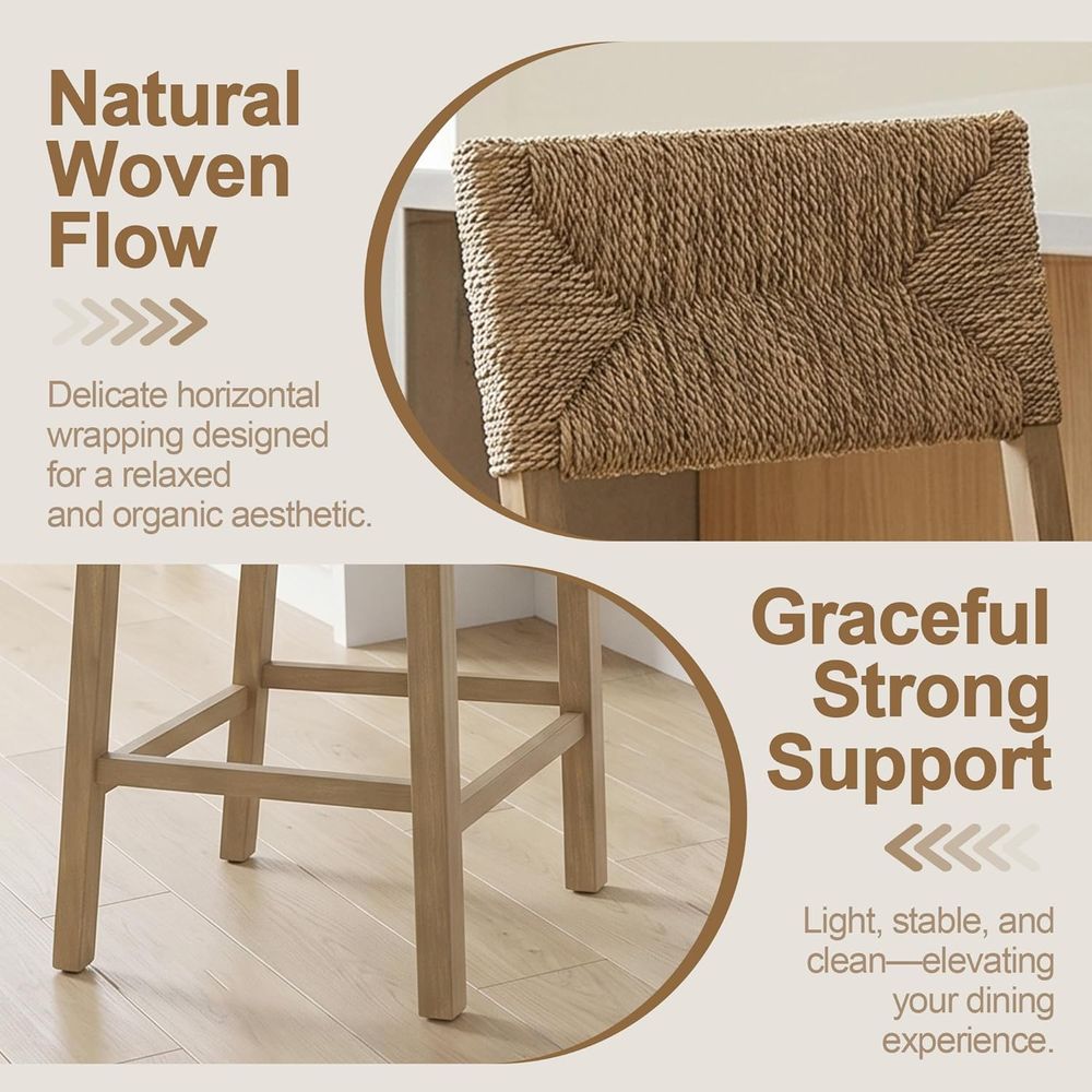 Set aus 2 Barhockern mit Rücke – Home Bar Stools Bewertung und Preis