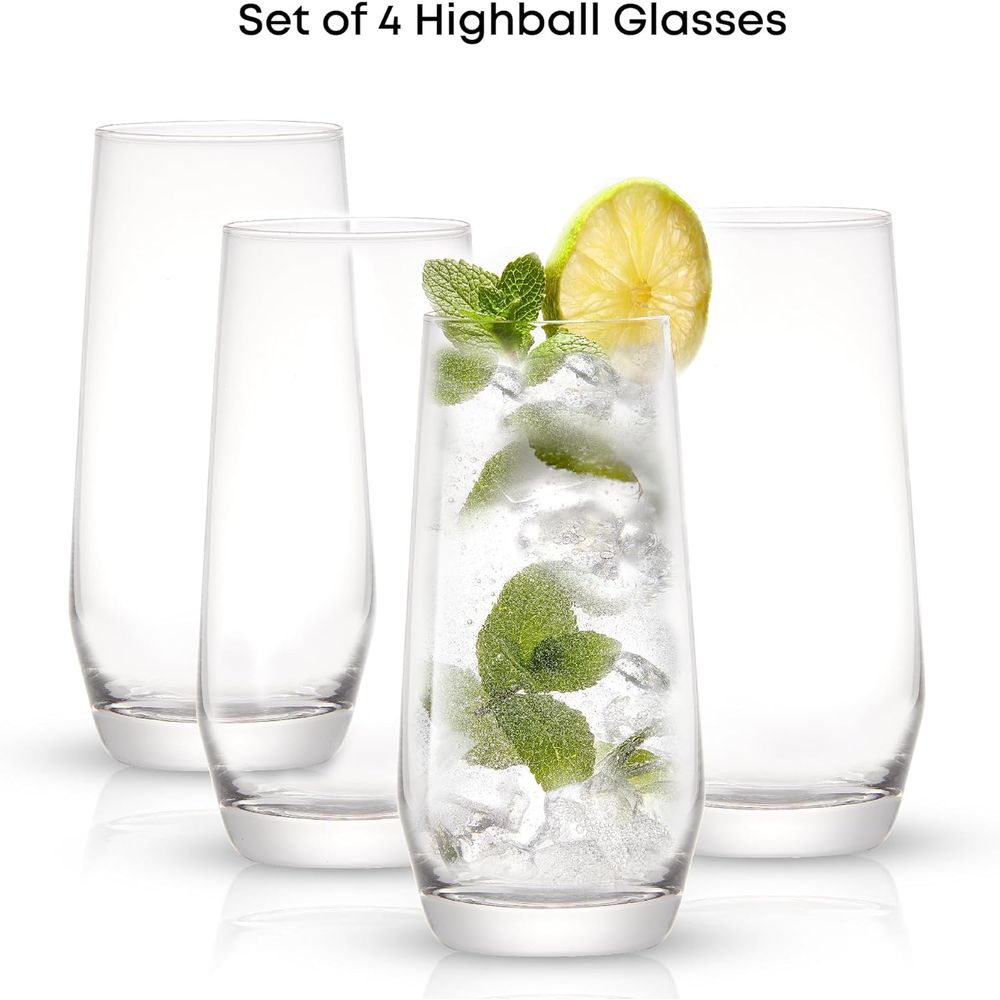 18,5 oz Highball-Gläser-Set, 4 – Highball Glass Set Bewertung und Preis