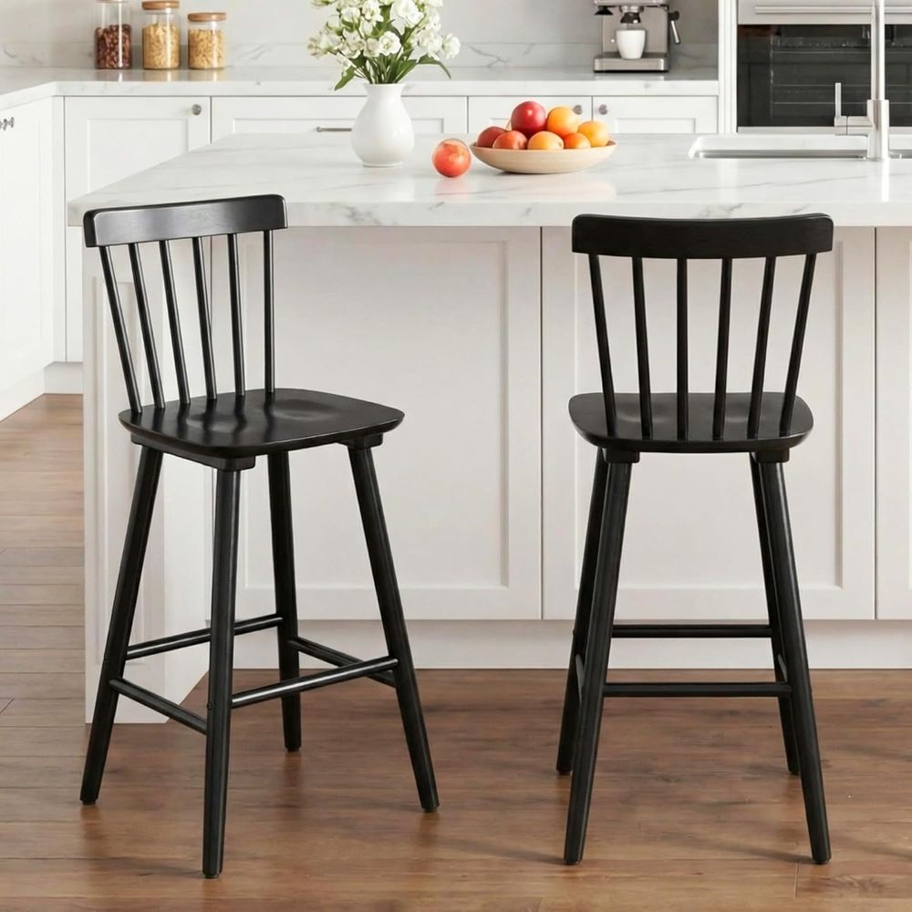 4er-Set, 26 Zoll hohe Holzbarh – Home Bar Stools Bewertung und Preis